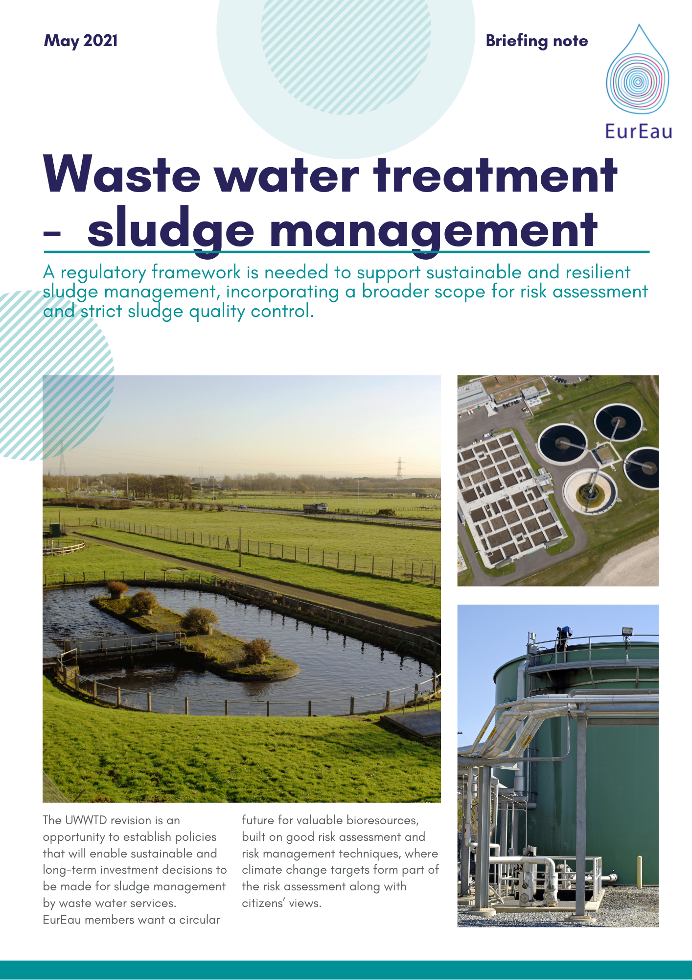 Briefing Note on sludge management