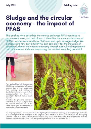 Briefing Note on Sludge and the circular economy – the impact of PFAS