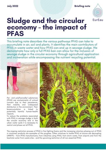 Briefing Note on Sludge and the circular economy – the impact of PFAS