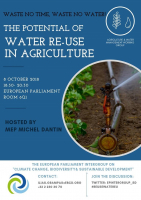 The potential for water reuse in agricutlure